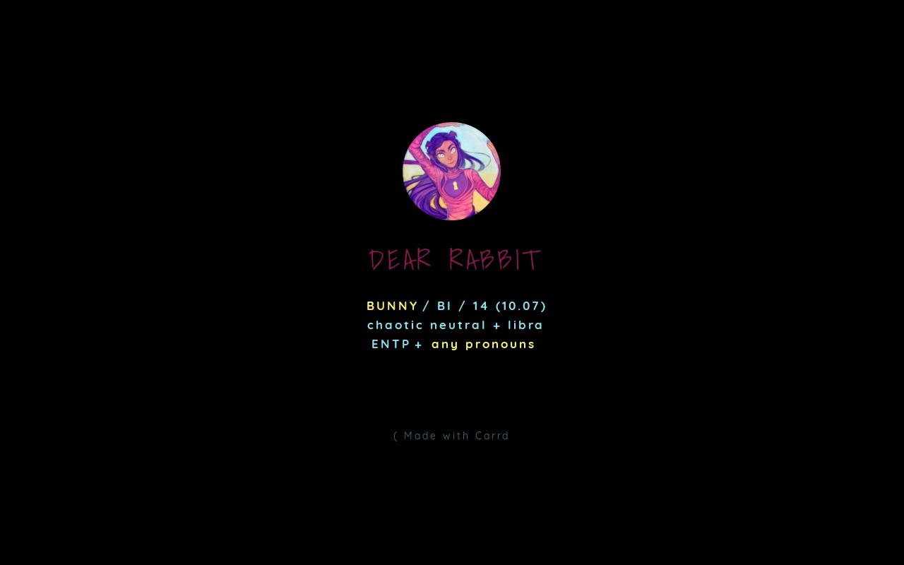 Carrd profile picture for @ire